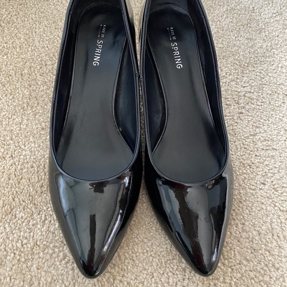 Black Patent Heels - Picture 1 of 6